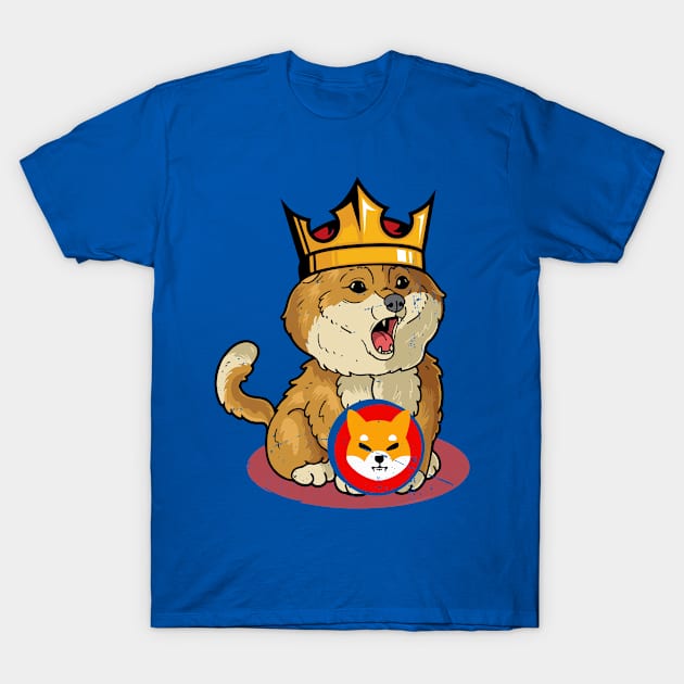 Shiba King T-Shirt by satoshirebel